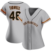Gray Authentic Blade Tidwell Women's San Francisco Giants Road Jersey
