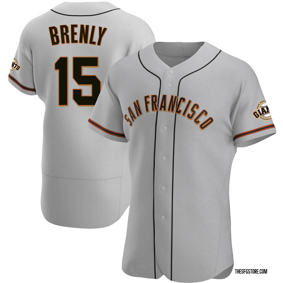 Gray Authentic Bob Brenly Men's San Francisco Giants Road Jersey