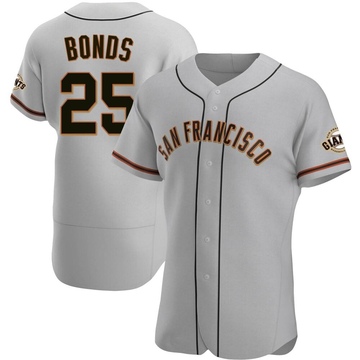 Gray Authentic Bobby Bonds Men's San Francisco Giants Road Jersey
