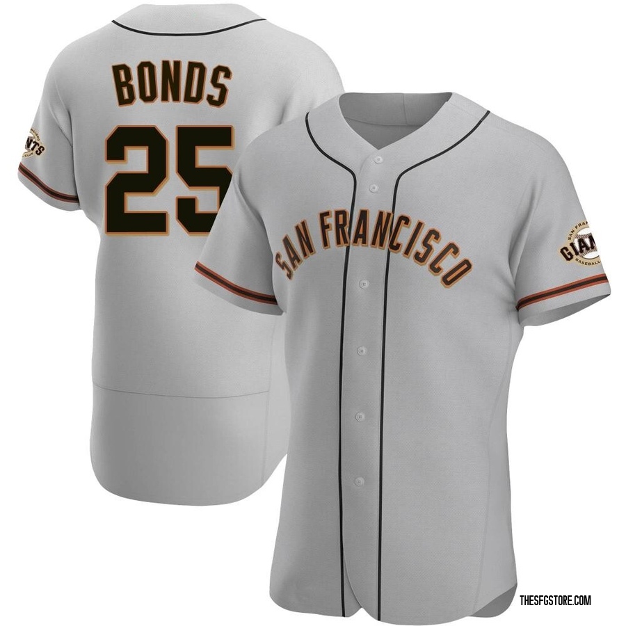 Gray Authentic Bobby Bonds Men's San Francisco Giants Road Jersey