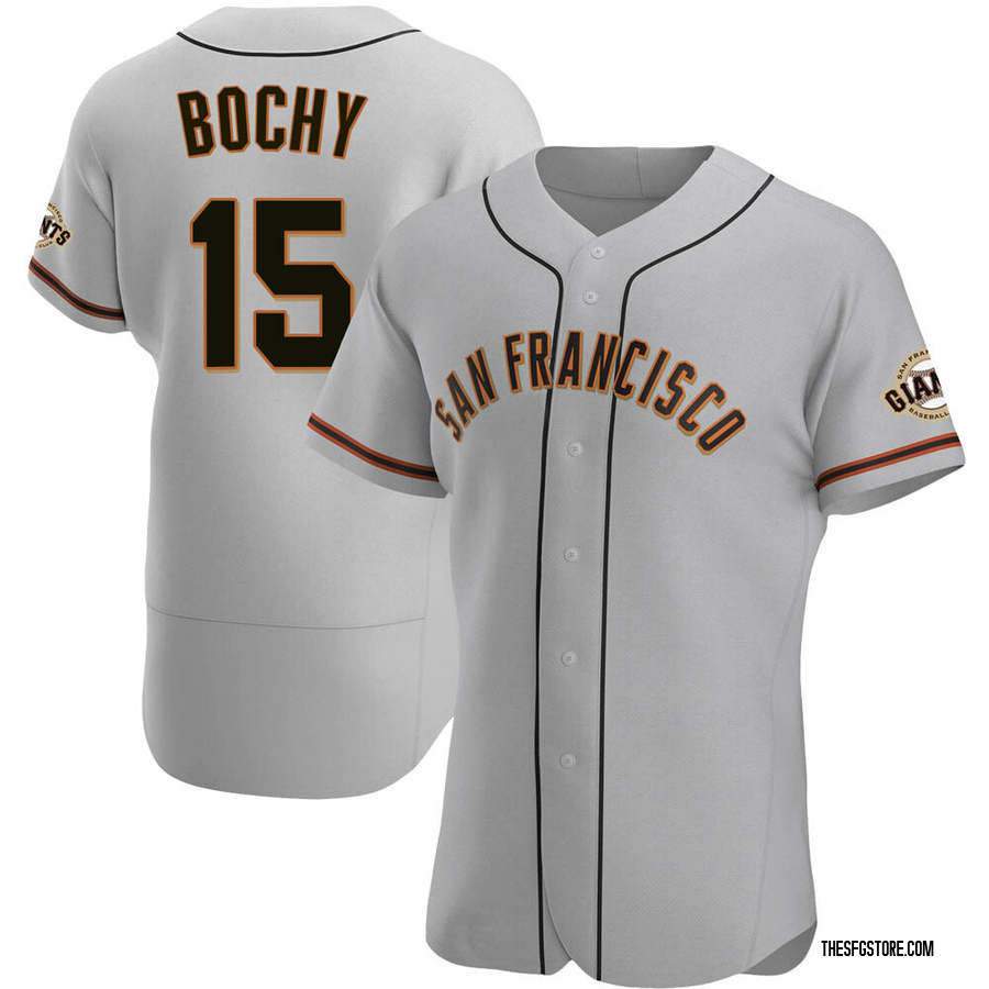 Gray Authentic Bruce Bochy Men's San Francisco Giants Road Jersey