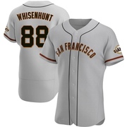 Gray Authentic Carson Whisenhunt Men's San Francisco Giants Road Jersey