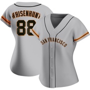 Gray Authentic Carson Whisenhunt Women's San Francisco Giants Road Jersey
