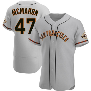 Gray Authentic Don Mcmahon Men's San Francisco Giants Road Jersey