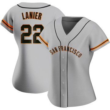 Gray Authentic Hal Lanier Women's San Francisco Giants Road Jersey