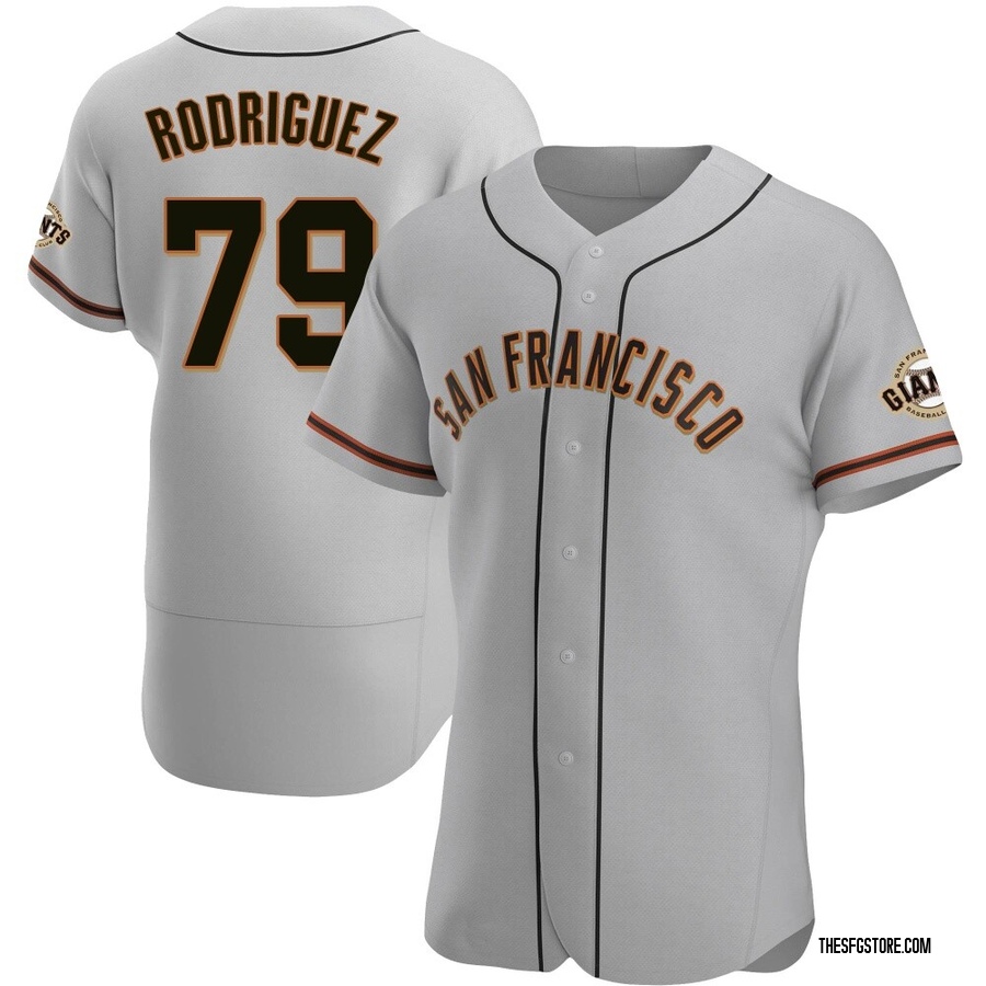 Gray Authentic Jesus Rodriguez Men's San Francisco Giants Road Jersey