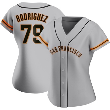 Gray Authentic Jesus Rodriguez Women's San Francisco Giants Road Jersey