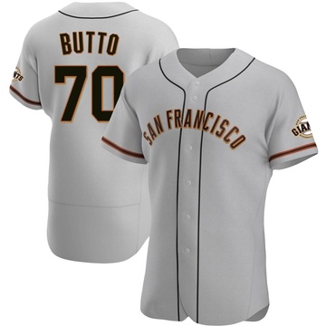 Gray Authentic Jose Butto Men's San Francisco Giants Road Jersey