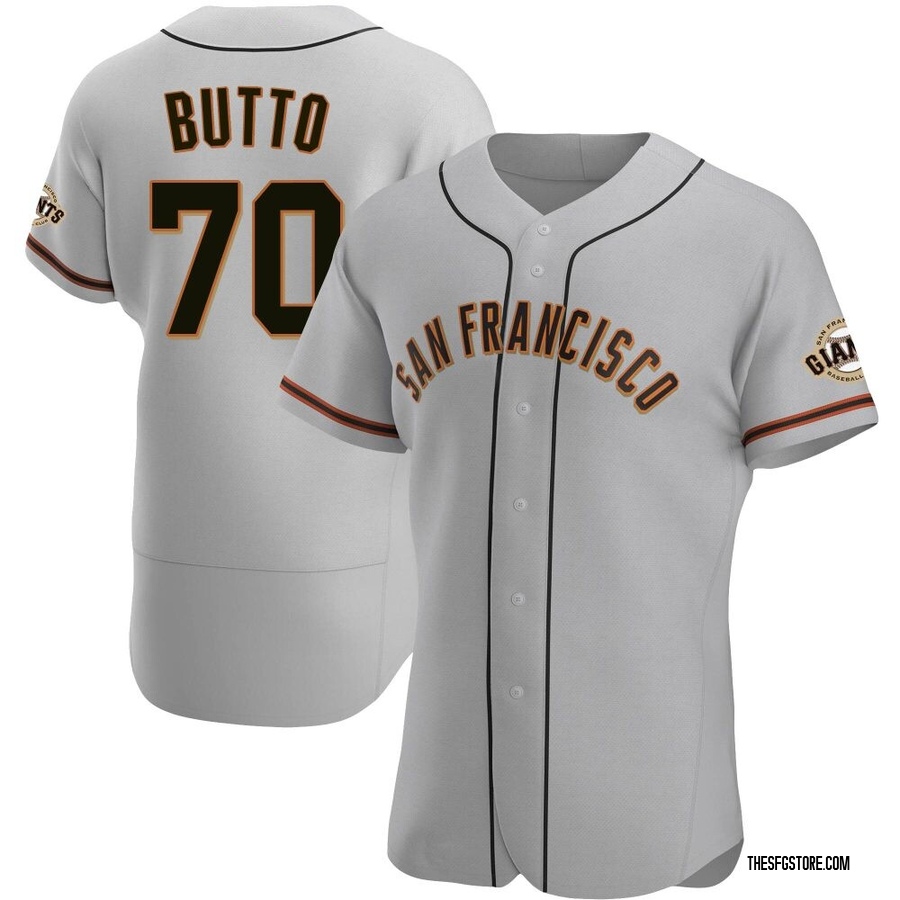 Gray Authentic Jose Butto Men's San Francisco Giants Road Jersey