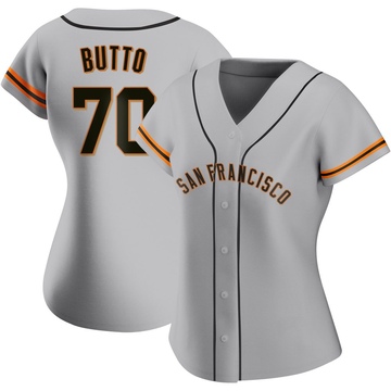 Gray Authentic Jose Butto Women's San Francisco Giants Road Jersey