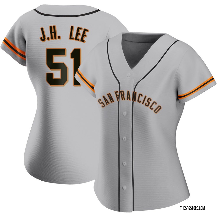 Gray Authentic Jung Hoo Lee Women's San Francisco Giants Road Jersey