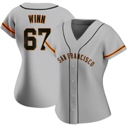 Gray Authentic Keaton Winn Women's San Francisco Giants Road Jersey