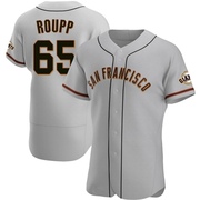 Gray Authentic Landen Roupp Men's San Francisco Giants Road Jersey