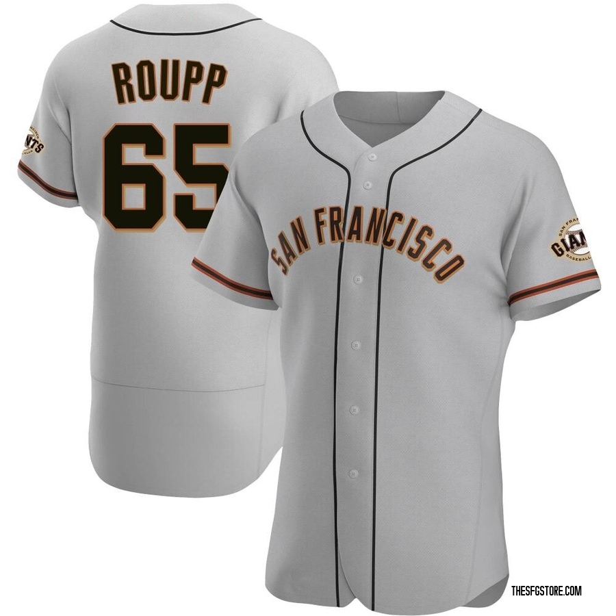 Gray Authentic Landen Roupp Men's San Francisco Giants Road Jersey