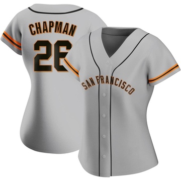 Gray Authentic Matt Chapman Women's San Francisco Giants Road Jersey