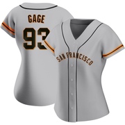Gray Authentic Matt Gage Women's San Francisco Giants Road Jersey