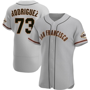 Gray Authentic Randy Rodriguez Men's San Francisco Giants Road Jersey