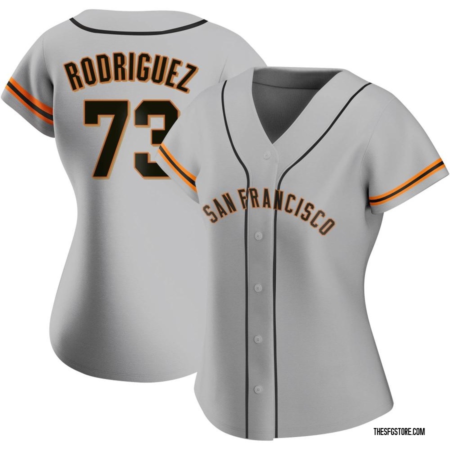 Gray Authentic Randy Rodriguez Women's San Francisco Giants Road Jersey