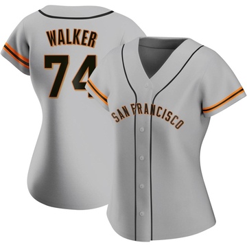 Gray Authentic Ryan Walker Women's San Francisco Giants Road Jersey