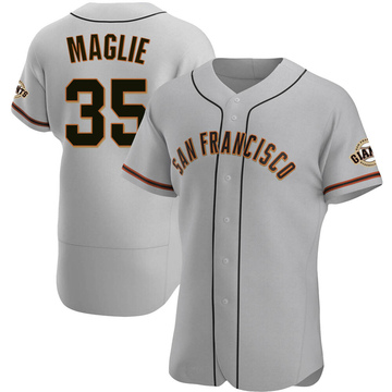 Gray Authentic Sal Maglie Men's San Francisco Giants Road Jersey