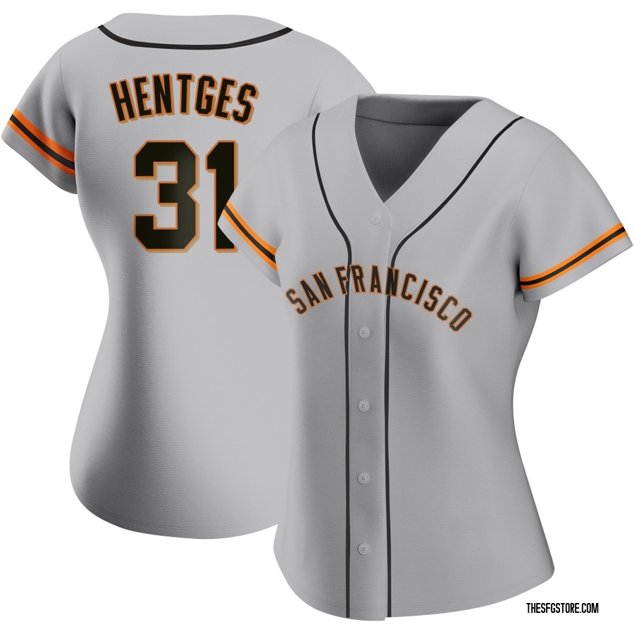 Gray Authentic Sam Hentges Women's San Francisco Giants Road Jersey