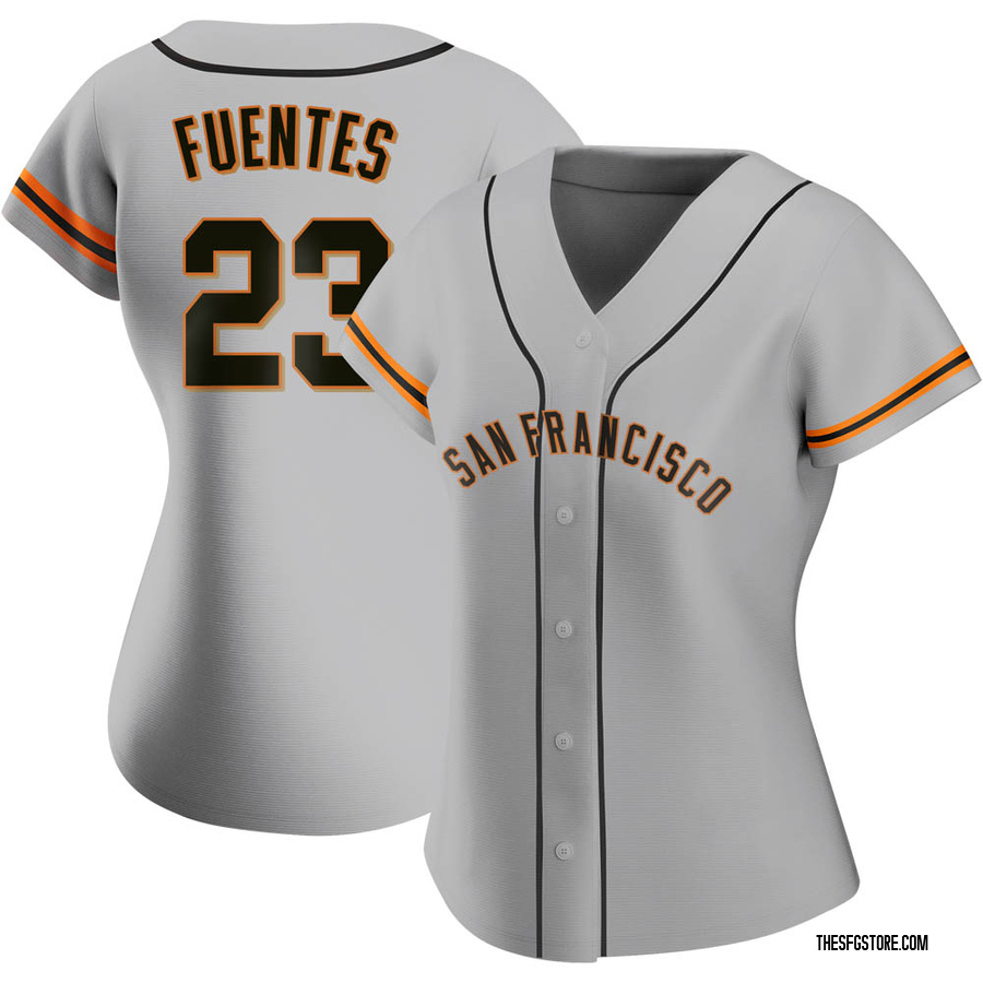 Gray Authentic Tito Fuentes Women's San Francisco Giants Road Jersey
