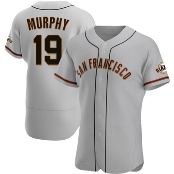 Gray Authentic Tom Murphy Men's San Francisco Giants Road Jersey