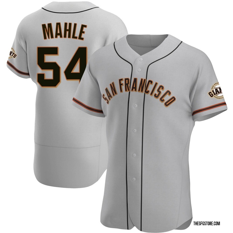 Gray Authentic Tyler Mahle Men's San Francisco Giants Road Jersey