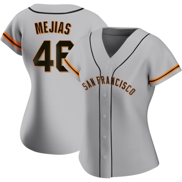 Gray Authentic Ubert Mejias Women's San Francisco Giants Road Jersey