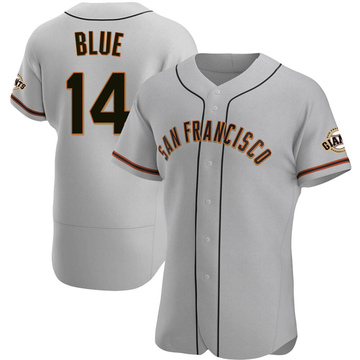 Gray Authentic Vida Blue Men's San Francisco Giants Road Jersey