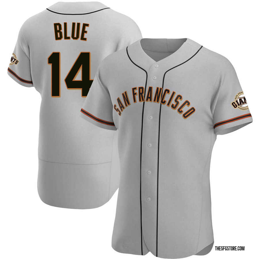 Gray Authentic Vida Blue Men's San Francisco Giants Road Jersey