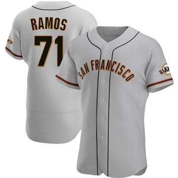 Gray Authentic Wilkin Ramos Men's San Francisco Giants Road Jersey