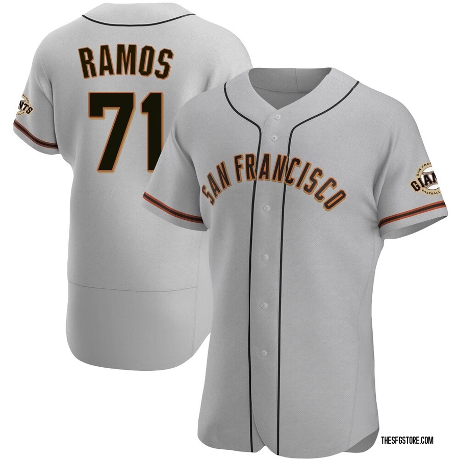 Gray Authentic Wilkin Ramos Men's San Francisco Giants Road Jersey