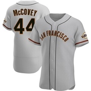 Gray Authentic Willie McCovey Men's San Francisco Giants Road Jersey