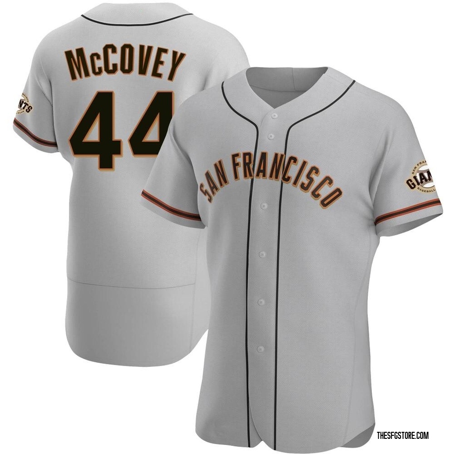 Gray Authentic Willie McCovey Men's San Francisco Giants Road Jersey