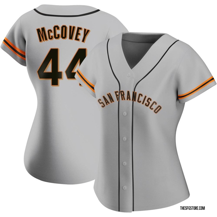 Gray Authentic Willie McCovey Women's San Francisco Giants Road Jersey