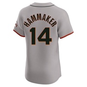 Gray Elite Atlee Hammaker Men's San Francisco Giants Road Jersey