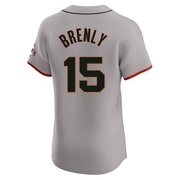 Gray Elite Bob Brenly Men's San Francisco Giants Road Jersey