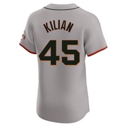 Gray Elite Caleb Kilian Men's San Francisco Giants Road Jersey