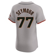 Gray Elite Carson Seymour Men's San Francisco Giants Road Jersey
