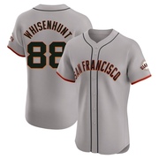 Gray Elite Carson Whisenhunt Men's San Francisco Giants Road Jersey