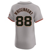 Gray Elite Carson Whisenhunt Men's San Francisco Giants Road Jersey