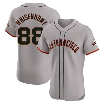 Gray Elite Carson Whisenhunt Men's San Francisco Giants Road Jersey