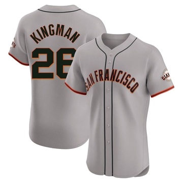 Gray Elite Dave Kingman Men's San Francisco Giants Road Jersey