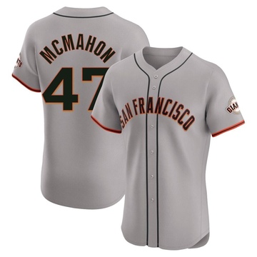 Gray Elite Don Mcmahon Men's San Francisco Giants Road Jersey