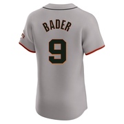 Gray Elite Harrison Bader Men's San Francisco Giants Road Jersey