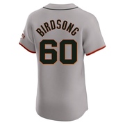 Gray Elite Hayden Birdsong Men's San Francisco Giants Road Jersey