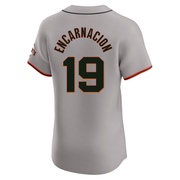 Gray Elite Jerar Encarnacion Men's San Francisco Giants Road Jersey