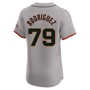 Gray Elite Jesus Rodriguez Men's San Francisco Giants Road Jersey