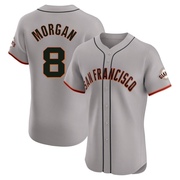 Gray Elite Joe Morgan Men's San Francisco Giants Road Jersey